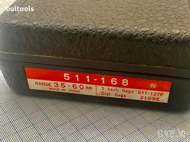 Вътромер 35-60мм. Mitutoyo, снимка 2 - Шублери - 48236482