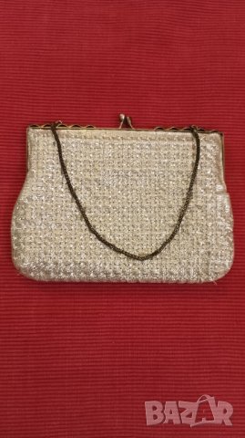 Вечерна дамска чанта с маниста. , снимка 3 - Чанти - 42123247