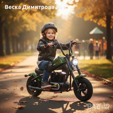 Електрически мини скутер C12B Harley baby, снимка 6 - Детски велосипеди, триколки и коли - 52900683