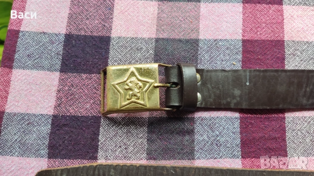 Продавам войнишки колан БНА, снимка 4 - Антикварни и старинни предмети - 54078778
