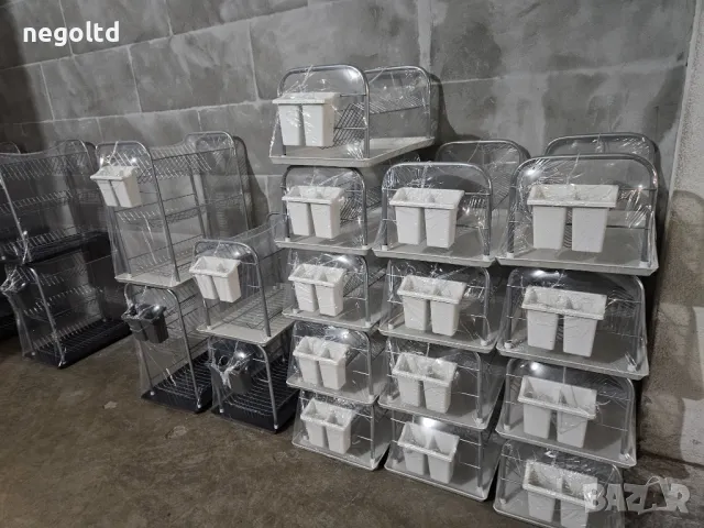 Производител на метален сушилник за чинии на 1, 2 и 3 етажа с  кошничка за прибори, снимка 4 - Сушилници - 48903263