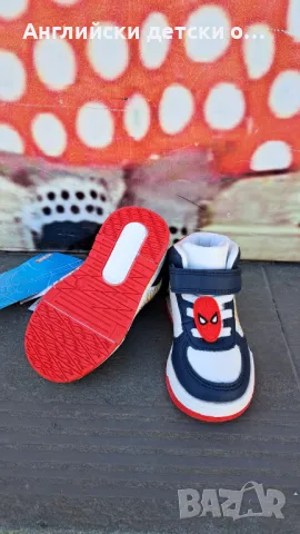 Английски детски кецове-Spiderman, снимка 8 - Детски обувки - 49745954