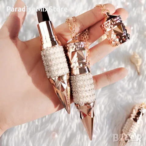 Трицветно водоустойчиво матово червило хидратант, снимка 2 - Декоративна козметика - 49912234