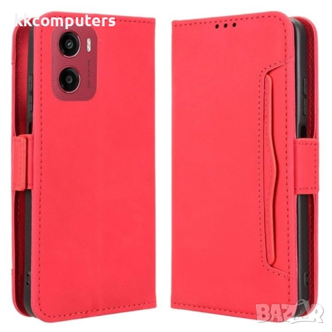 Motorola Moto G05 4G / E15 4G Multiple Card Slots /Magnetic Wallet Калъф и Протектор