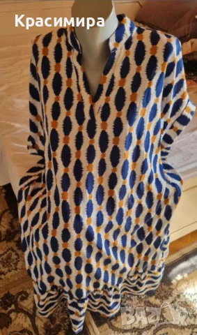 Права дамска рокля/туника, снимка 3 - Рокли - 51178320