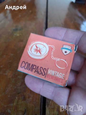 Стар компас #8, снимка 2 - Антикварни и старинни предмети - 39914756