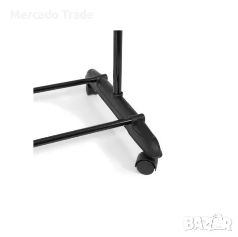 Декоративен щендер Mercado Trade, За дрехи, Регулируем, Черен, Сребрист, снимка 5 - Етажерки - 48862446