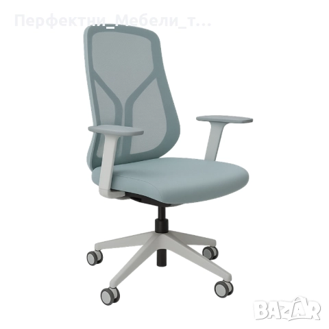 Изцяло червен работен офис стол,ергономичен стол за компютър,оперативен офис стол в червено, снимка 4 - Столове за офис - 52565037