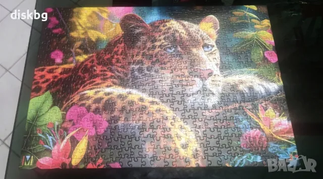 Нов Пъзел 500 елемента CherryPazzi Reclining Leopard в кутия, снимка 3 - Пъзели - 48466659