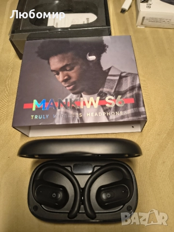 Bluetooth спортни слушалки, Bluetooth 5.3 HiFi стерео, ENC шумопотискане, микрофон, 40 часа , снимка 2 - Bluetooth слушалки - 51522521