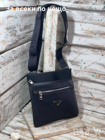 Prada Унисекс Чанта 👝Мъжка Чанта Прада👛Дамска Чанта - Налични Различни Цветове Код SK388, снимка 3 - Чанти - 52862657