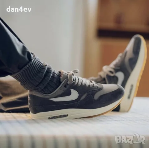 Nike Air Max 1 Premium Crepe "Soft Grey", снимка 6 - Маратонки - 56031494