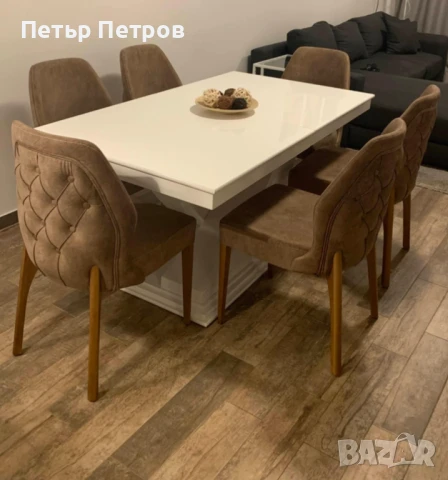 Продавам комплект НОВИ трапезни столове, снимка 1