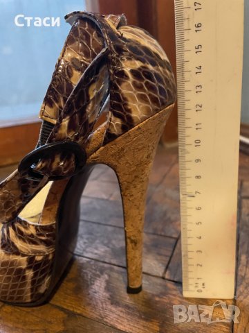 Елегантни дамски летни сандали с отворени пръсти на висок ток GiAnni, номер 37 EU, снимка 7 - Сандали - 36602569