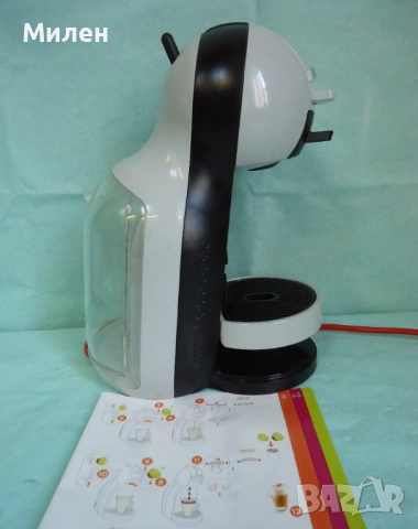 Кафемашина с гаранция 1 година NESCAFÉ® Dolce Gusto Krups Mini Me.Gray за капсули Долче густо Крупс, снимка 4 - Кафемашини - 54057809