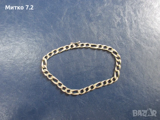 сребърна гривна - 21, снимка 3 - Гривни - 50805269