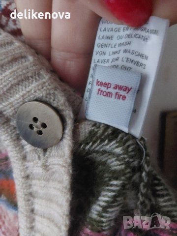 Кашмир. MADELINE. Original Size L , снимка 4 - Жилетки - 42373425