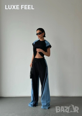 ✨Дамски Комплект с Деним , снимка 3 - Комплекти - 54315619