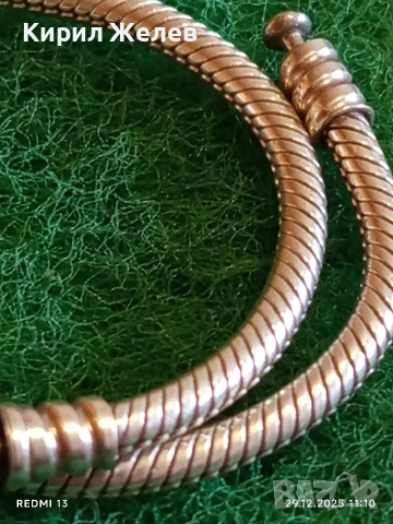 Сребърна гривна от колекция на Pandora Moments с сърце елегантен дизайн 51082, снимка 7 - Гривни - 52925898