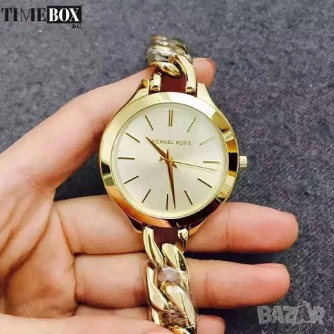 Michael Kors MK3222 Slim Runway. Нов дамски часовник, снимка 3 - Дамски - 38811152