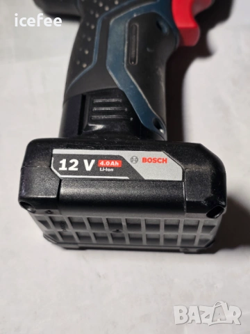 Bosch GSR 12V-15 малък винтоверт с 4 ah батерия и зарядно, снимка 3 - Винтоверти - 54318624