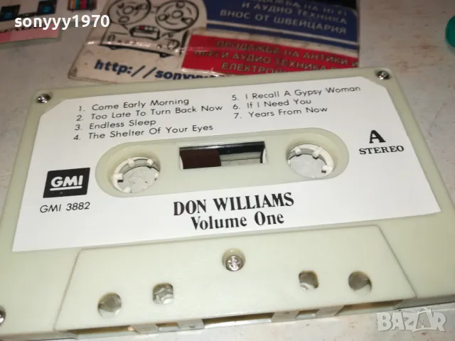 DON WILLIAMS-ORIGINAL TAPE 2212241014, снимка 6 - Аудио касети - 48431076