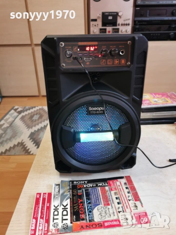 ТОНКОЛОНА С МИКРОФОН И ДИСТАНЦИОННО 0404261903, снимка 6 - Bluetooth тонколони - 54091897