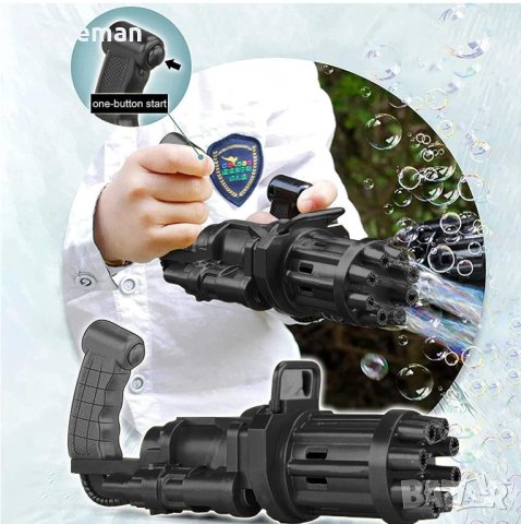 Пистолет за мехурени балони Bubble Machine Машина за балончета, снимка 1 - Други - 37545367