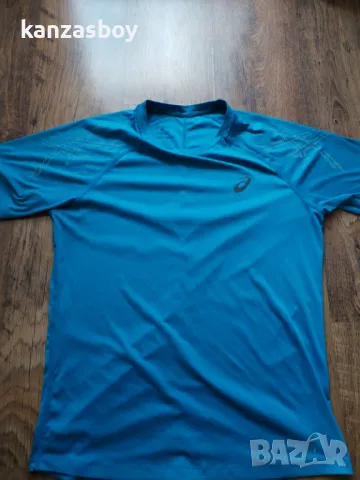 ASICS SS TOP - страхотна мъжка тениска КАТО НОВА L, снимка 5 - Тениски - 49496751