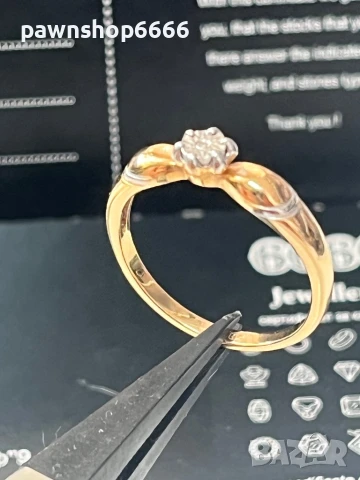 Сребърен пръсте 925 с позлата, снимка 5 - Колиета, медальони, синджири - 50466687