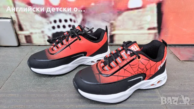 Английски маратонки на George със Spiderman, снимка 3 - Детски маратонки - 50434201