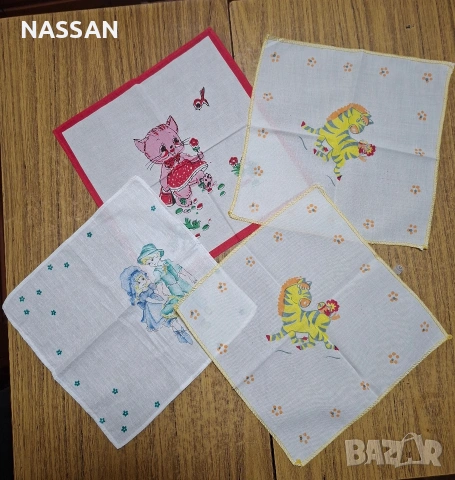 Нови памучни носни кърпички , снимка 5 - Хавлиени кърпи - 54347105