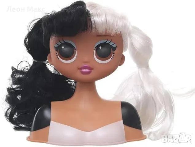Кукла глава за прически LOL Surprise комплект от 2 броя, снимка 7 - Кукли - 48446161