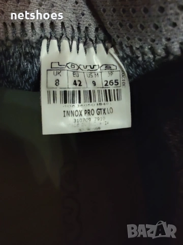 Lowa -Gore Tex-дамски обувки №42, снимка 11 - Дамски ежедневни обувки - 54333601
