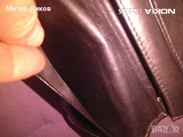 Чанта за колан естествена кожа 125х110мм №23 маркова отлична, снимка 5 - Чанти - 47947220