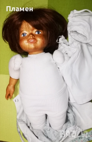 Колекционерска кукла 1987 ZASAN WOOD HABENE SWITZERLAND , снимка 5 - Колекции - 51946197