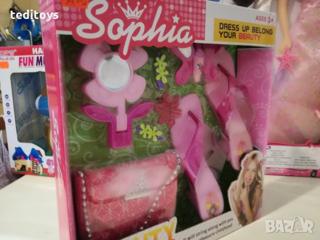 Децки комплект чехли чанта огледалце и други аксесуари, снимка 3 - Играчки за стая - 31107315