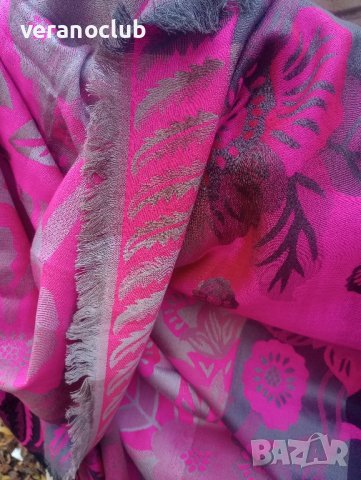 Свеж шал Пашмина Лукс Д1, снимка 3 - Шалове - 42839599