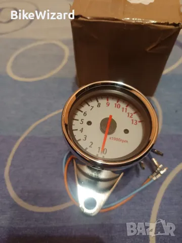 Мотоциклетен обортомер 0-13000 RPM 12V НОВ, снимка 7 - Части - 48523934