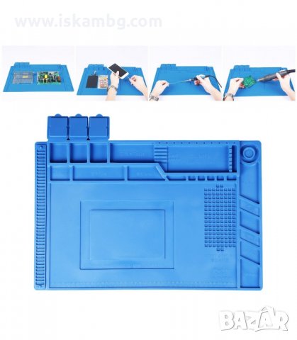 ТЕРМОУСТОЙЧИВА СИЛИКОНОВА ПОДЛОЖКА ЗА РАБОТА С ПОЯЛНИК - код 2546, снимка 10 - Поялници и запояване - 33936339