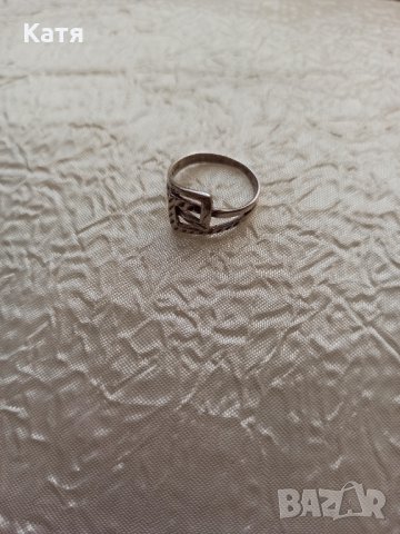 Сребърен пръстен, снимка 2 - Пръстени - 18229558