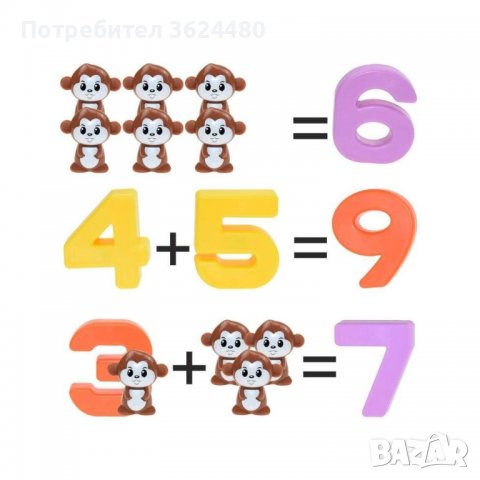 Образователна детска игра "Аз уча цифрите", снимка 9 - Образователни игри - 39995020