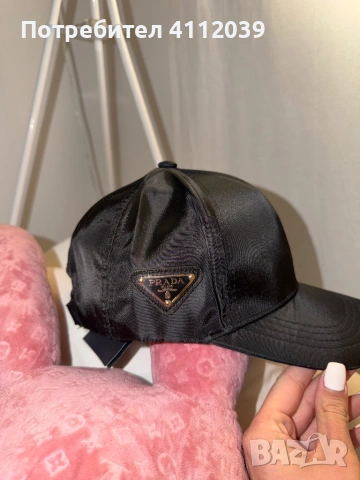 Шапка с козирка Prada, снимка 5 - Шапки - 53964503