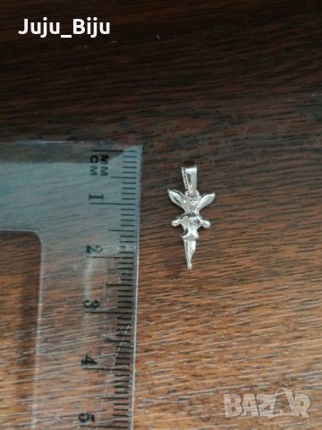 Сребърна висулка фея (предлагат се и обеци от същия модел) , снимка 1 - Колиета, медальони, синджири - 31790830