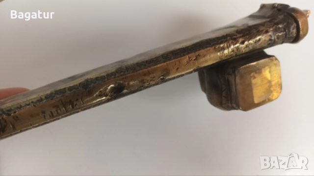 Османски бронзов девит,дивит,мастилница а, снимка 9 - Антикварни и старинни предмети - 54044025