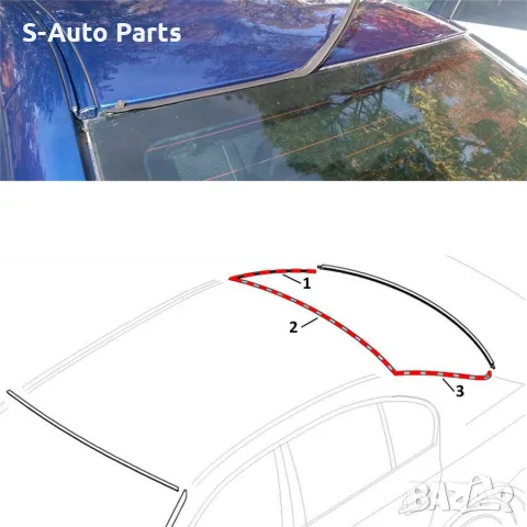 Уплътнение за задно стъкло на BMW 5 E60, снимка 6 - Аксесоари и консумативи - 55844466