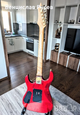 Shine SIL 402 Trans Red, 2003, Korea, снимка 6 - Китари - 53018796