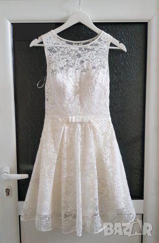 Дамска рокля - дантела размер XS  , снимка 1 - Рокли - 37609701