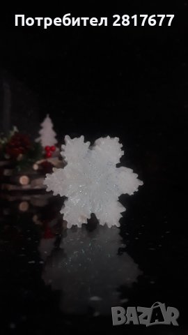 Коледни Снежинки(свещички), снимка 2 - Декорация за дома - 38778612