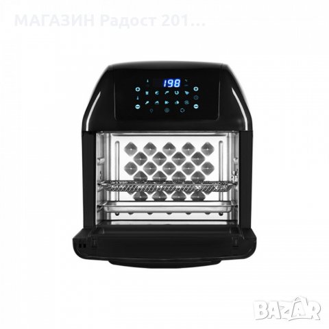 Мултифункционална фурна с горещ въздух ZEPHYR ZP 1980 AO PRO, 1500W, 12 литра, 8 приставки, 10 функц, снимка 3 - Фритюрници - 31841018